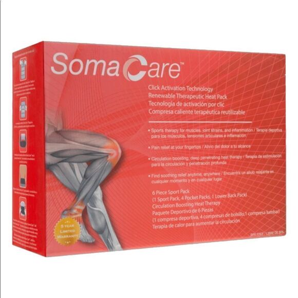 Soma Care 6 Piece Sport Pack Heating Pads - Picture 1 of 3